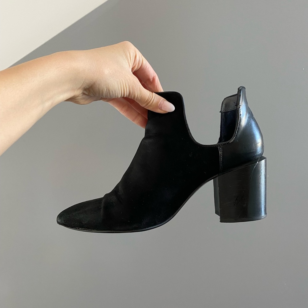 Zara black ankle boots